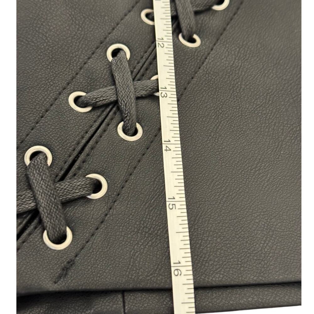 BLANK NYC Black Vegan Leather Mini Skirt - Picture 10 of 11
